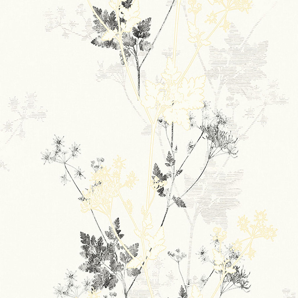 Brewster Home Fashions Tara Sprig Ivory Wallpaper