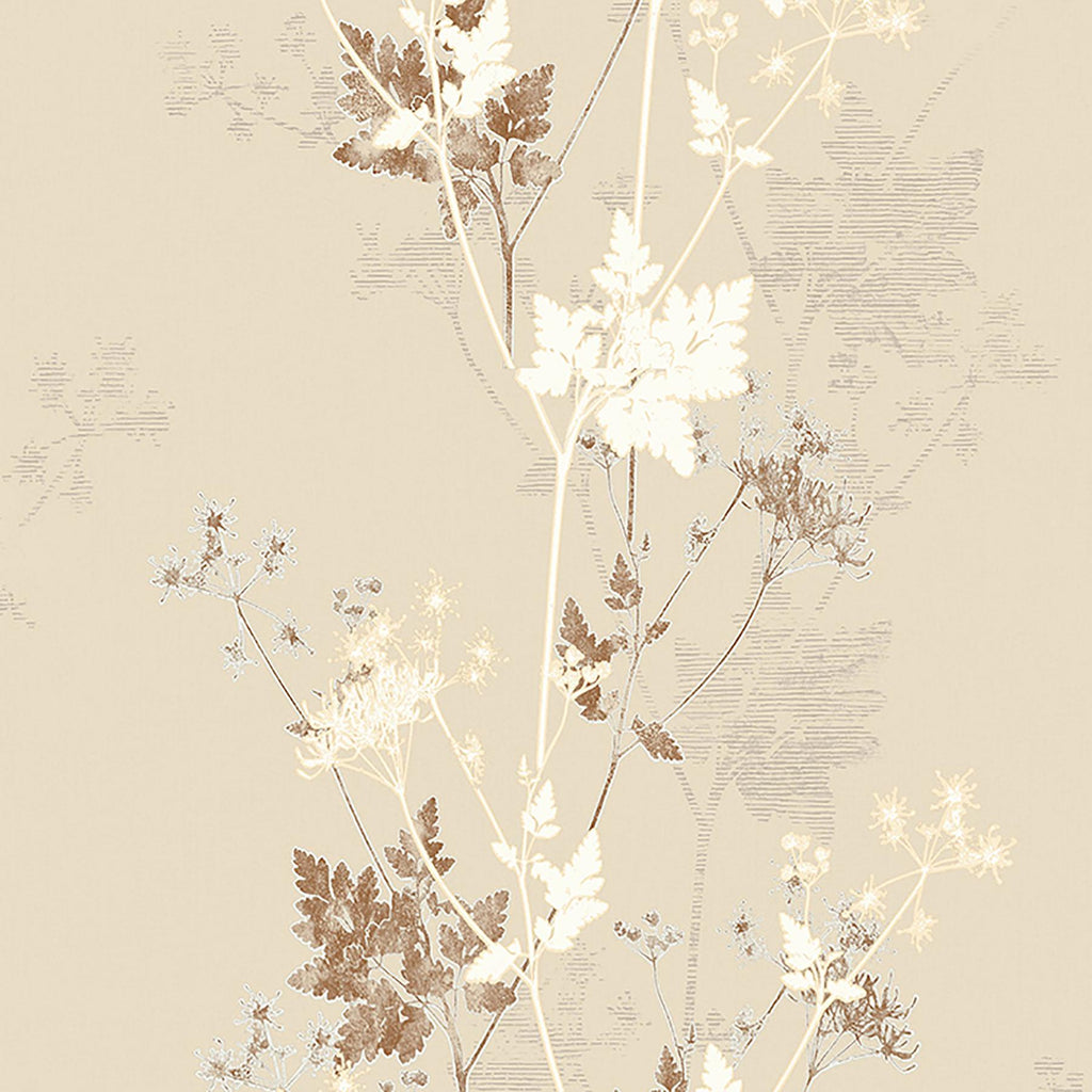 Brewster Home Fashions Tara Sprig Cream Wallpaper