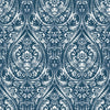 Brewster Home Fashions Nuwallpaper None Graphics Indigo Wallpaper