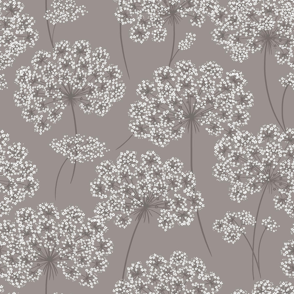 Brewster Home Fashions Angelica Grey Peel & Stick Wallpaper