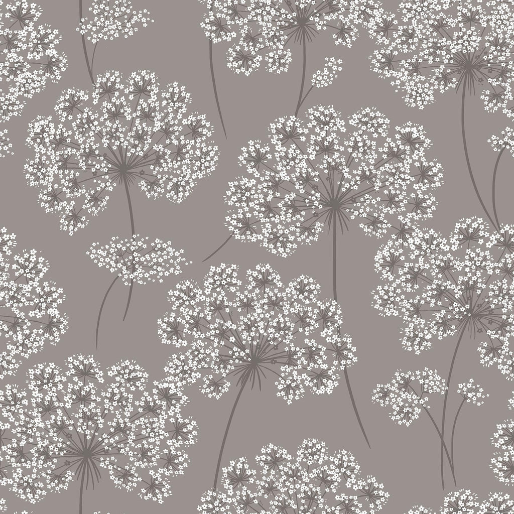 Brewster Home Fashions Angelica Peel & Stick Grey Wallpaper