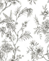 Brewster Home Fashions Charcoal Longwood Peel & Stick Wallpaper