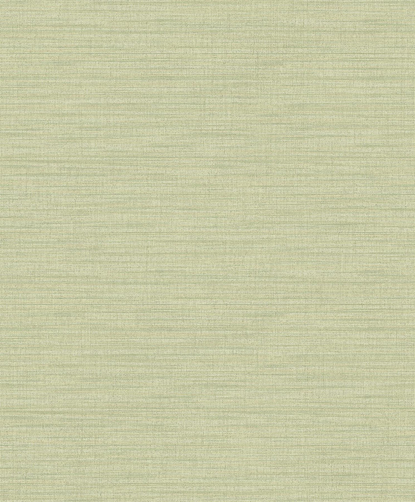 Brewster Home Fashions Ashleigh Linen Texture Green Wallpaper