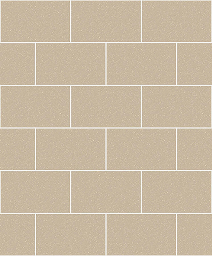 Brewster Home Fashions Joan Tile Wheat Wallpaper