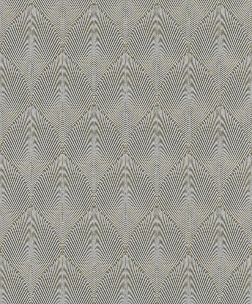 Brewster Home Fashions Tirsuli Ogee Grey Wallpaper