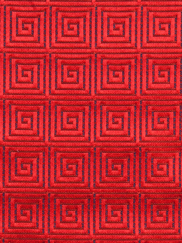 Aldeco Endlesstime Coca Cola Red On Deep Sky Fabric