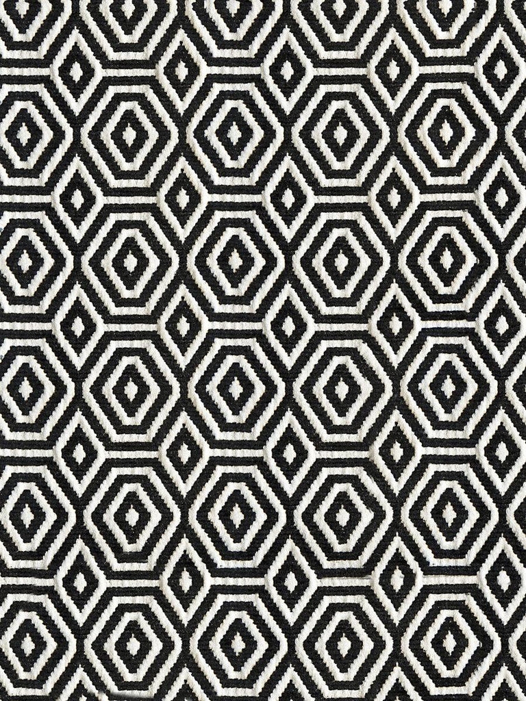 Aldeco Geometric Drops Sexy Black Fabric