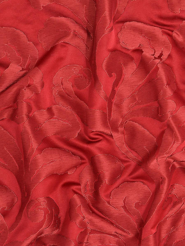 Christian Fischbacher Mon Amour Crimson Fabric