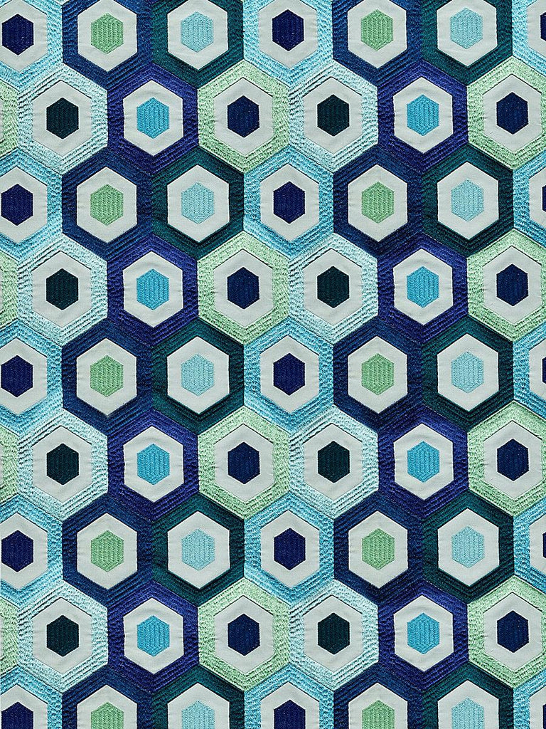 Aldeco Rhapsody Blue Mood Fabric