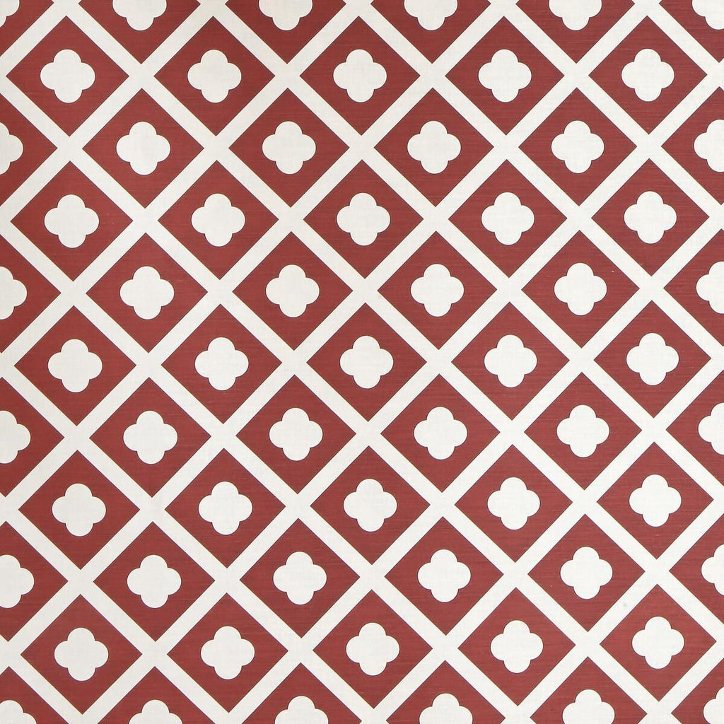 Lee Jofa JARDIN DARK RUST ON ECRU Fabric