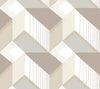 York Graphic Geo Blocks White/Cream Wallpaper