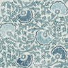 York Fontaine Blue/Gray Wallpaper