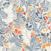 A-Street Prints Annelie Flowers Light Blue Wallpaper