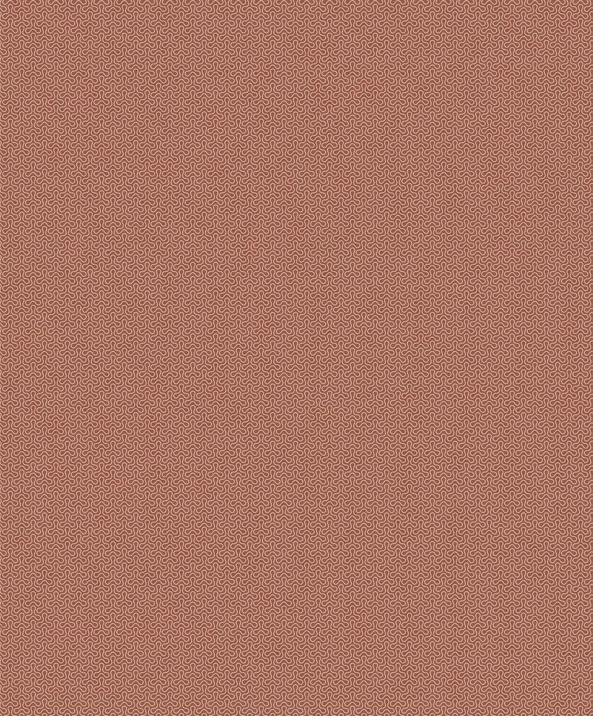 Seabrook Spiro Geometric Red Wallpaper