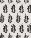 Seabrook Pinnate Silhouette Onyx Wallpaper