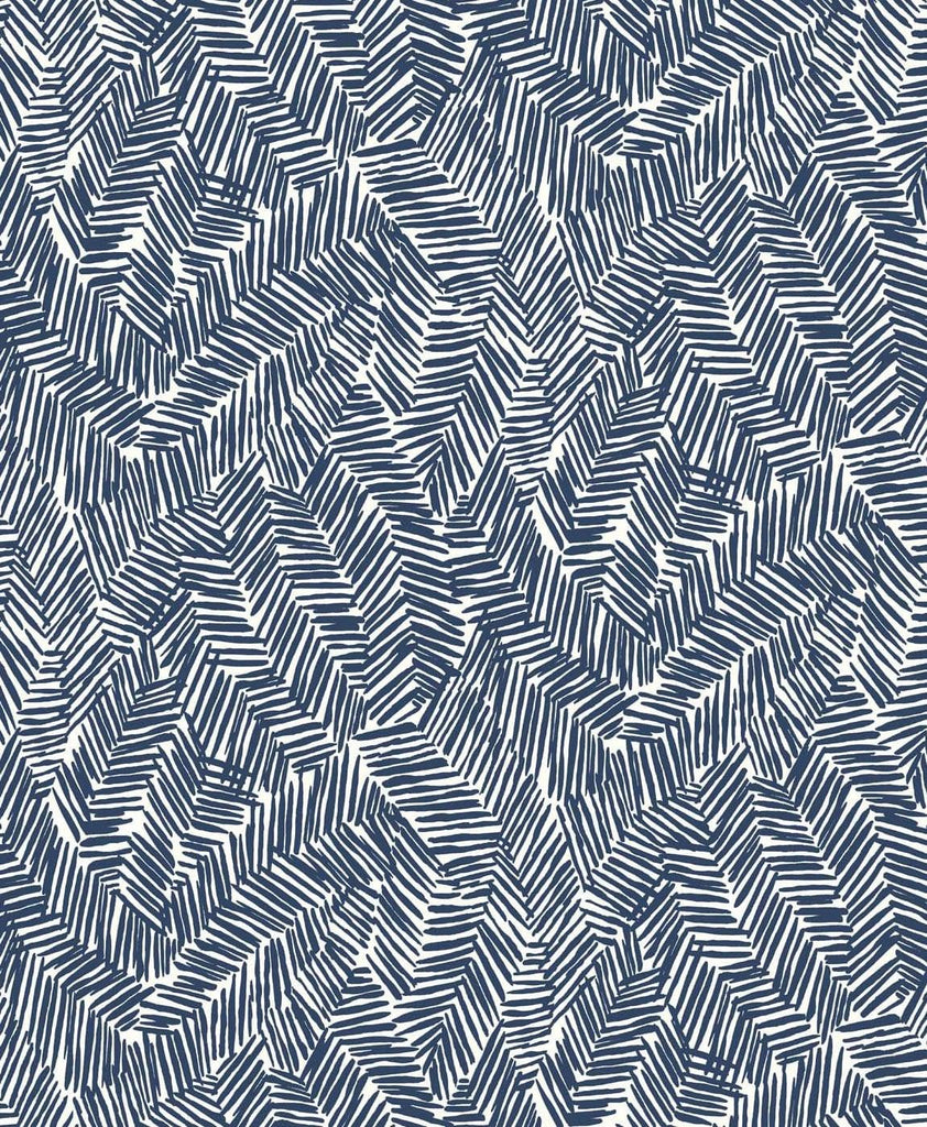 Seabrook Lush Blue Wallpaper