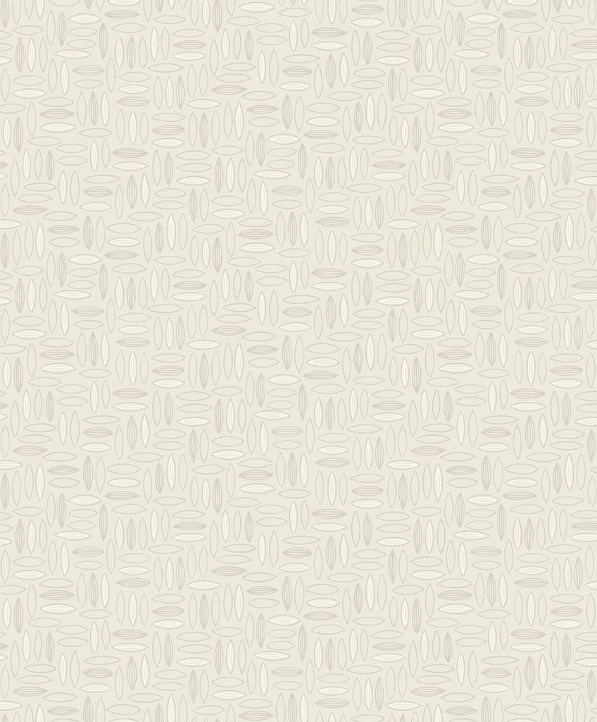 Seabrook Pip Geo Off-White Wallpaper