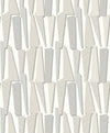 Seabrook Geometric Shadows Linen Wallpaper