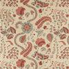 Lee Jofa Jardin Bleu Sand/Rose Upholstery Fabric