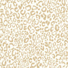 Roommates Leopard Peel And Stick Gold Wallpaper