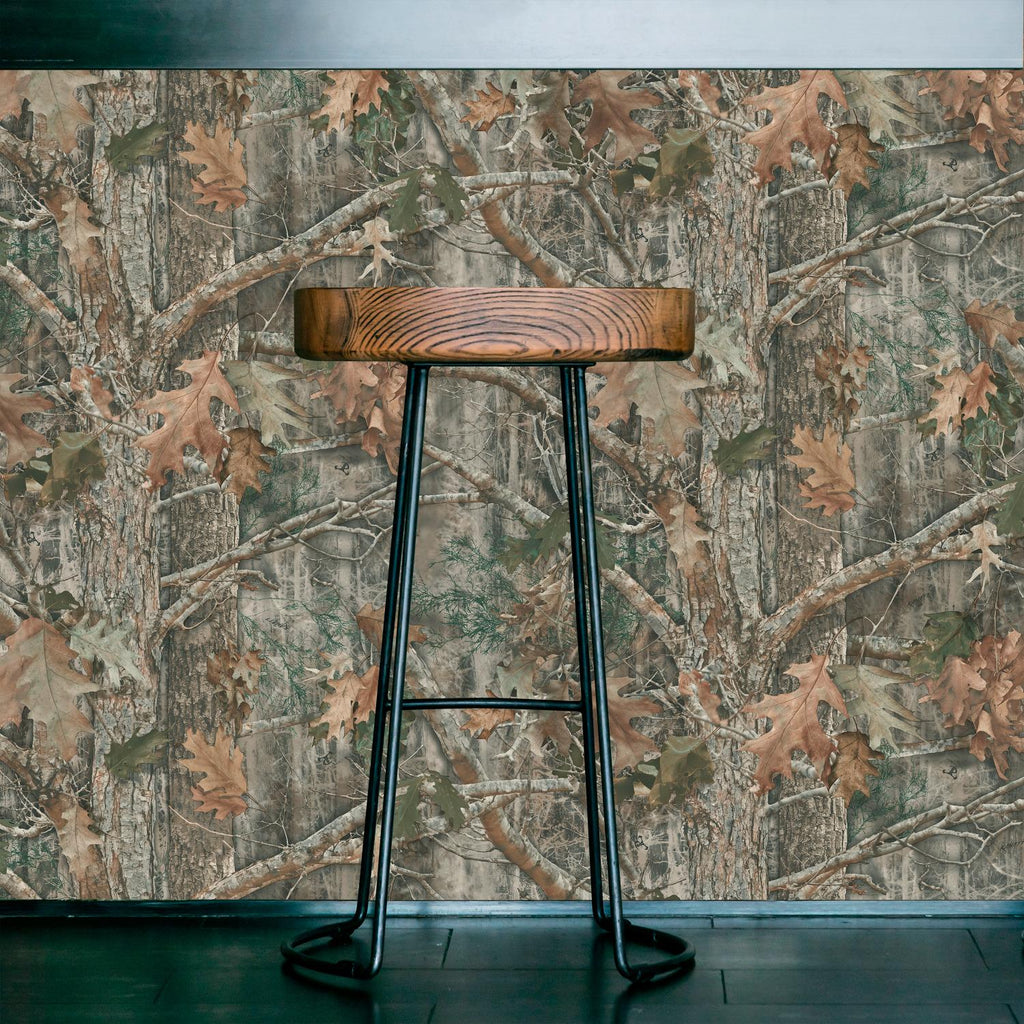 RoomMates Kanati Camo Peel & Stick green Wallpaper