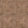 Roommates Copper Tin Tile Peel And Stick Copper Wallpaper