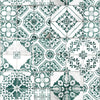 Roommates Mediterranean Tile Peel And Stick Teal Wallpaper