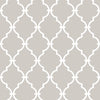 Roommates Modern Trellis Peel And Stick Beige Wallpaper