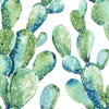 Roommates Prickly Pear Cactus Peel And Stick Blue Wallpaper
