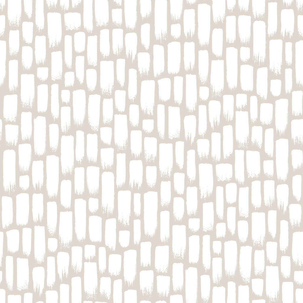 RoomMates Sumi-E Peel & Stick taupe/white Wallpaper