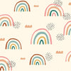 Roommates Rainbow'S End Peel And Stick Taupe Wallpaper