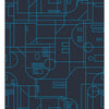 Roommates Star Wars R2D2 Geometric Peel And Stick Blue Wallpaper