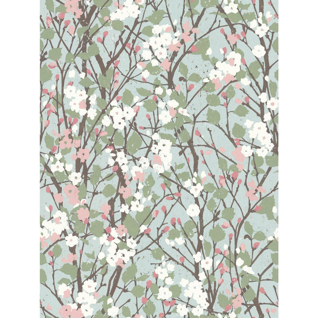 RoomMates Willow Branch Peel & Stick blue/green/pink Wallpaper