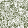 Roommates Batik Tropical Leaf Peel And Stick Green Wallpaper