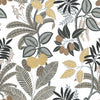 Roommates Funky Jungle Peel And Stick White Wallpaper