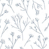 Roommates Twigs Peel And Stick Navy Wallpaper