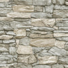 Roommates Stone Peel And Stick Grey Wallpaper