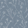 Roommates Twigs Peel And Stick Blue Wallpaper