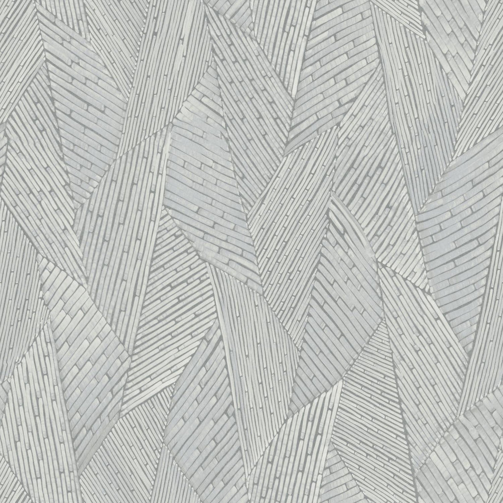 RoomMates Woven Reed Stitch Peel & Stick grey/white Wallpaper