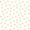 Roommates Dot Peel And Stick Gold Wallpaper