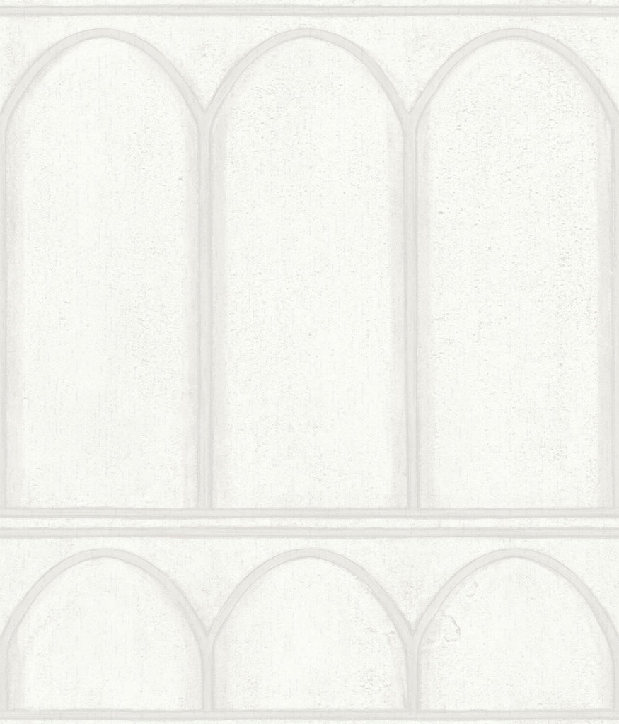 York Arches White/Pearl Wallpaper