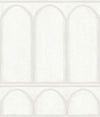 York Arches White/Pearl Wallpaper