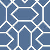 Roommates Modern Geometric Peel And Stick Blue Wallpaper