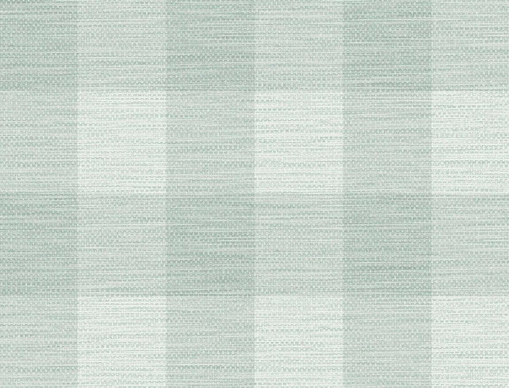 Seabrook Rugby Gingham Sea Glass Wallpaper