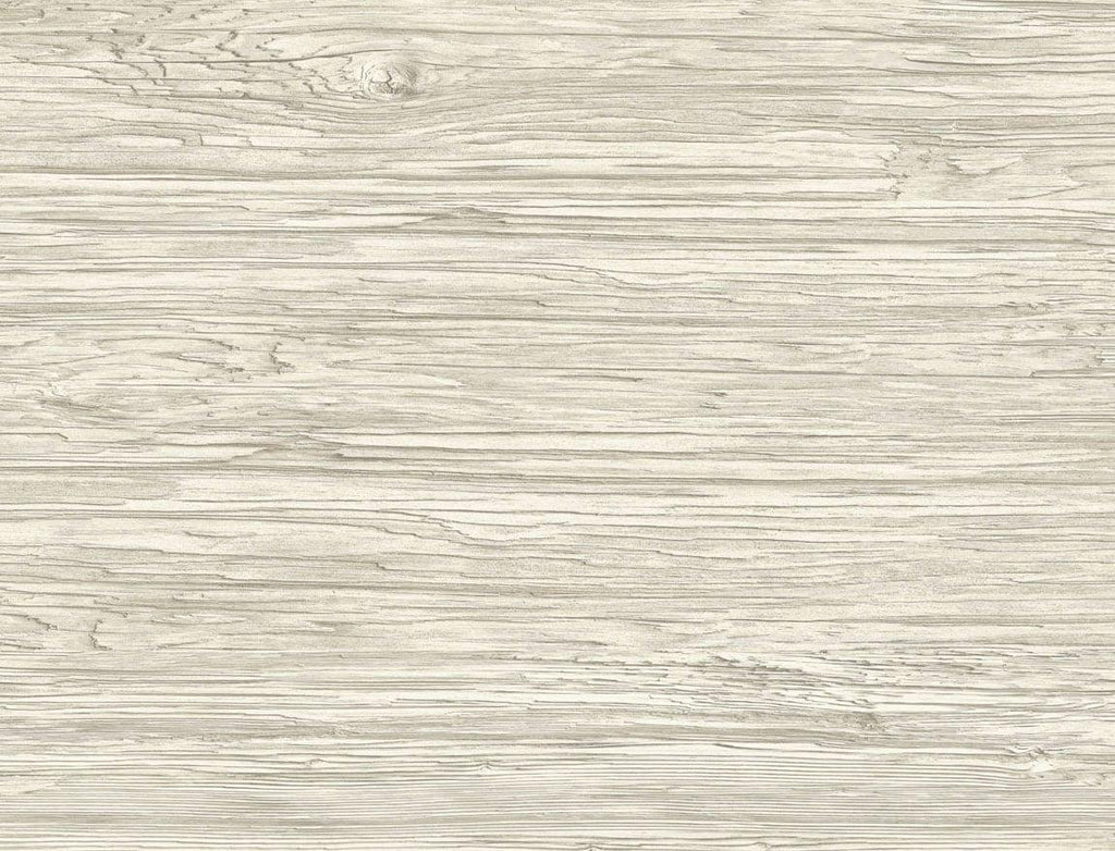 Seabrook Washed Shiplap Embossed Vinyl Hazelwood Wallpaper