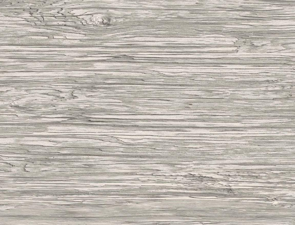 Seabrook Washed Shiplap Embossed Vinyl Grey Wallpaper