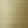 Seabrook Sisal Grasscloth Metallic Gold And Aloe Wallpaper