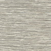 Seabrook Sisal Grasscloth Ivory And Jet Black Wallpaper