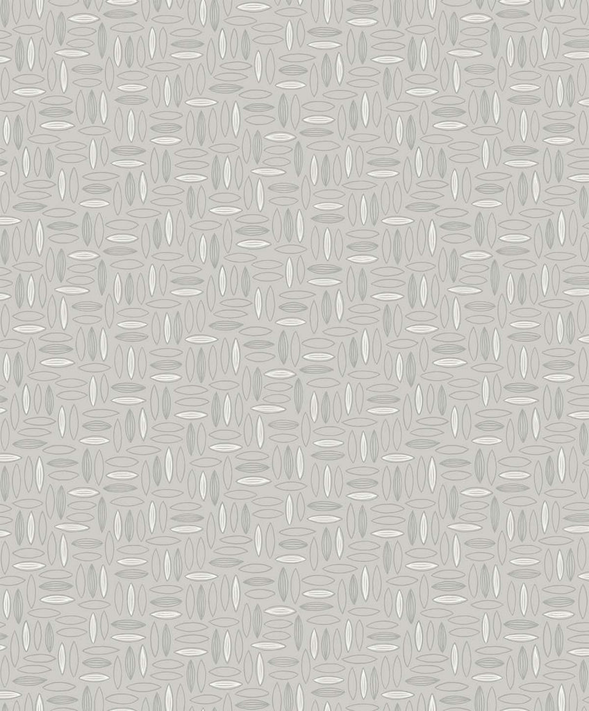 Seabrook Pip Geo Grey Wallpaper