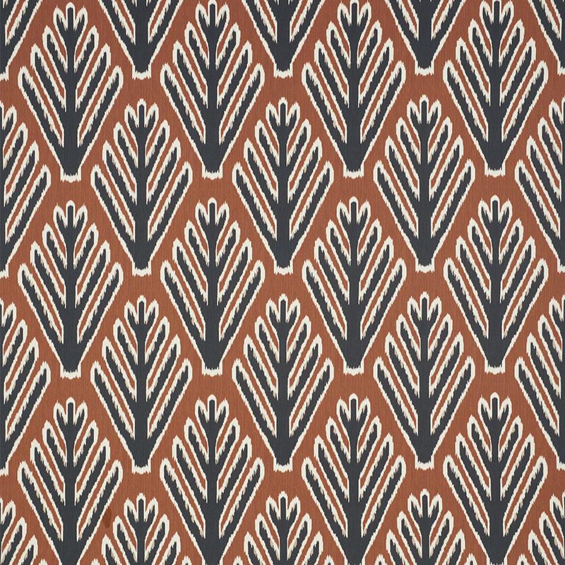 Schumacher Bodhi Tree Brown & Black Fabric